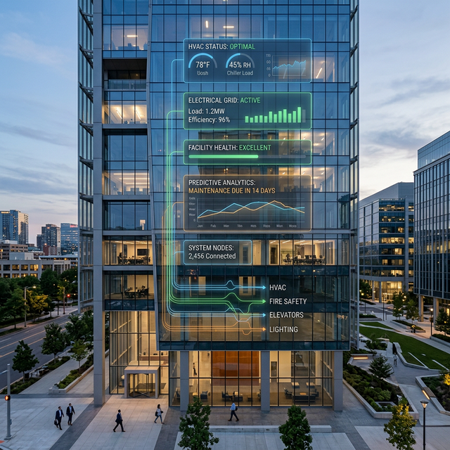 Data-driven Asset Management and Lifecycle Costing strategies applied to modern commercial buildings